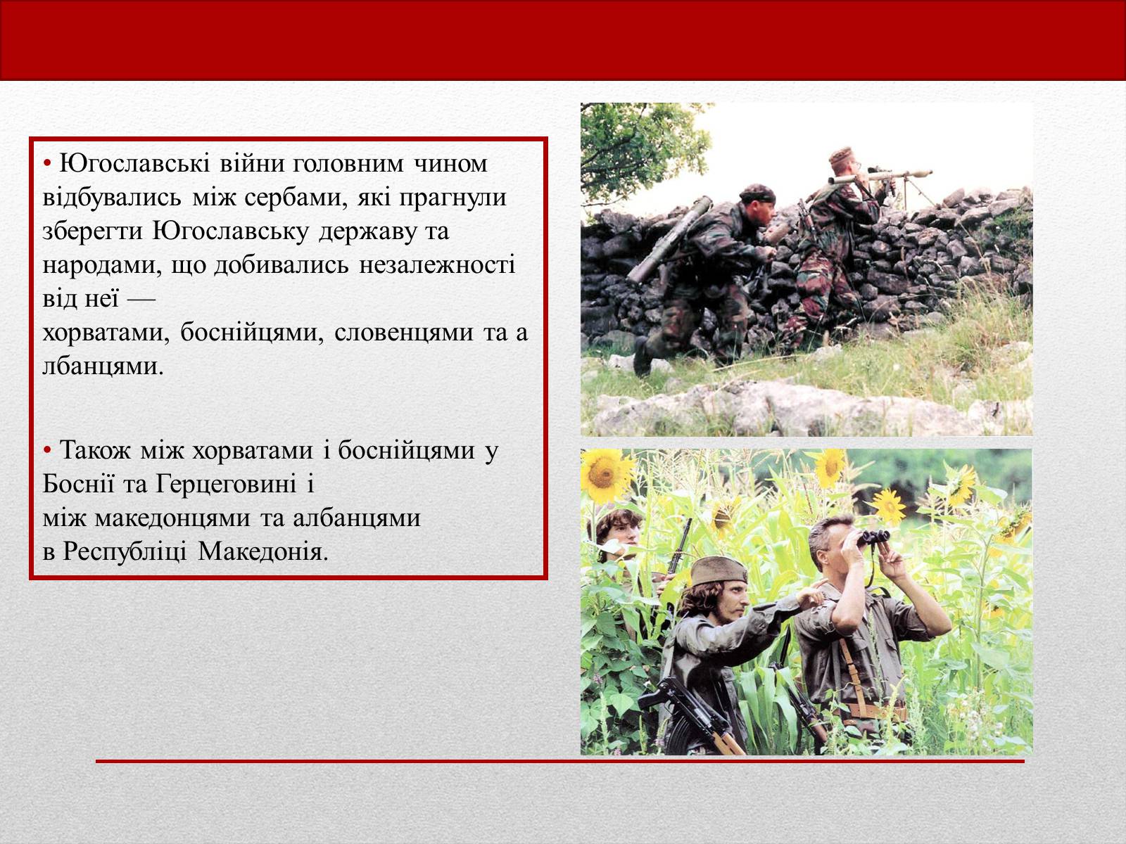 Презентація на тему «Югославські війни» - Слайд #4