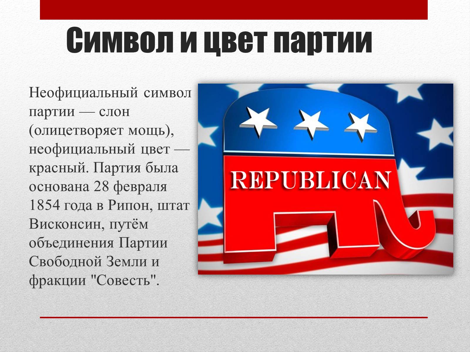 Сколько партий в америке. Партии США. Основана Республиканская партия США. Символ республиканской партии США.