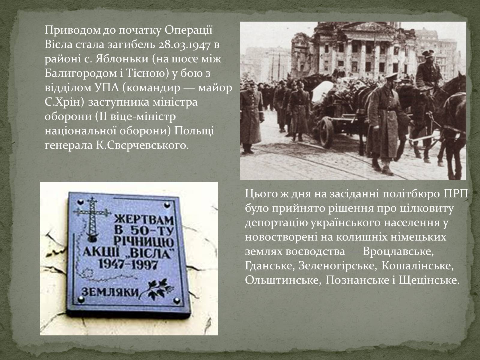 Презентація на тему «Операція «Вісла»» - Слайд #5