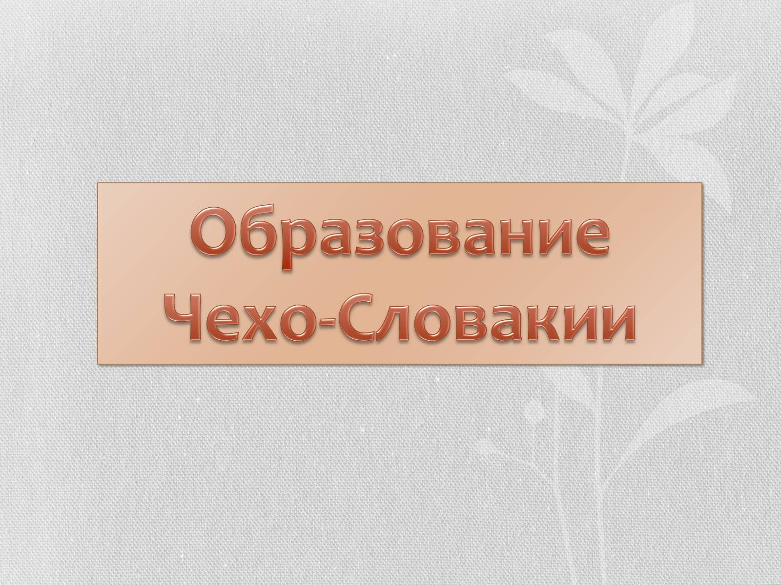 Презентація на тему «Чехо-Словакия» (варіант 1) - Слайд #3