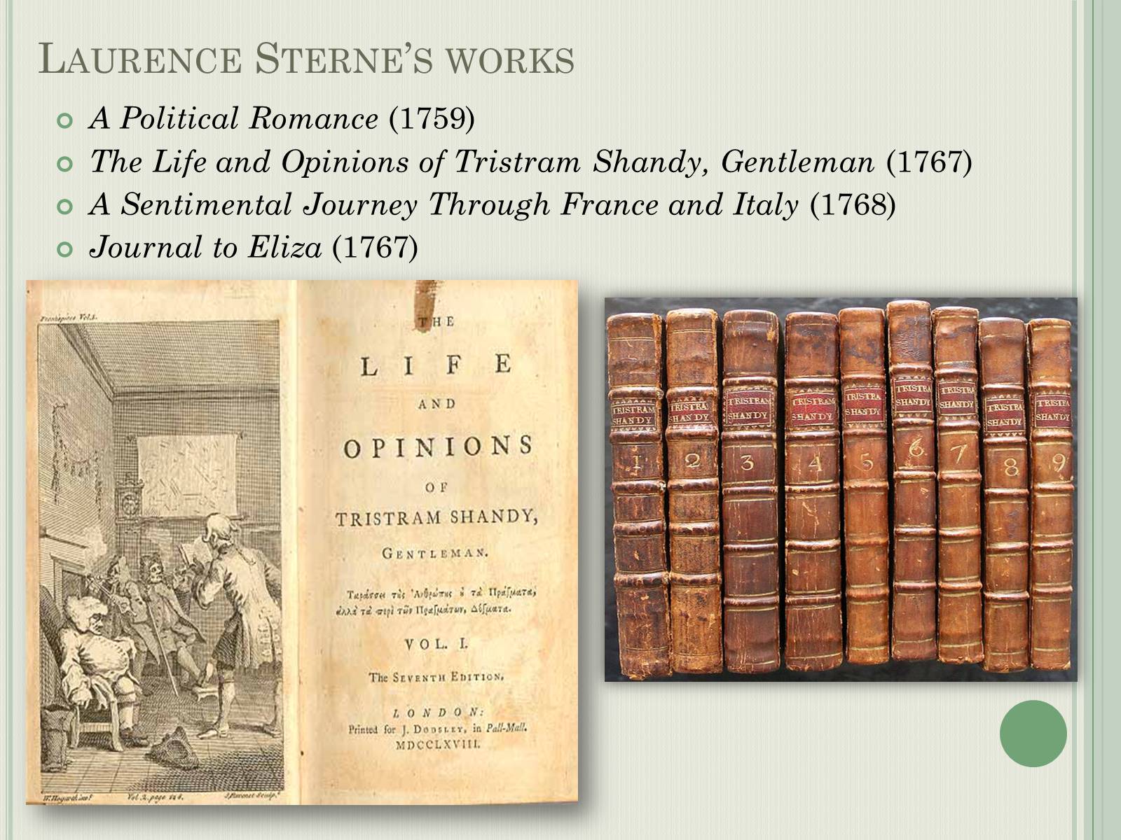 Презентація на тему «Laurence Sterne» - Слайд #4