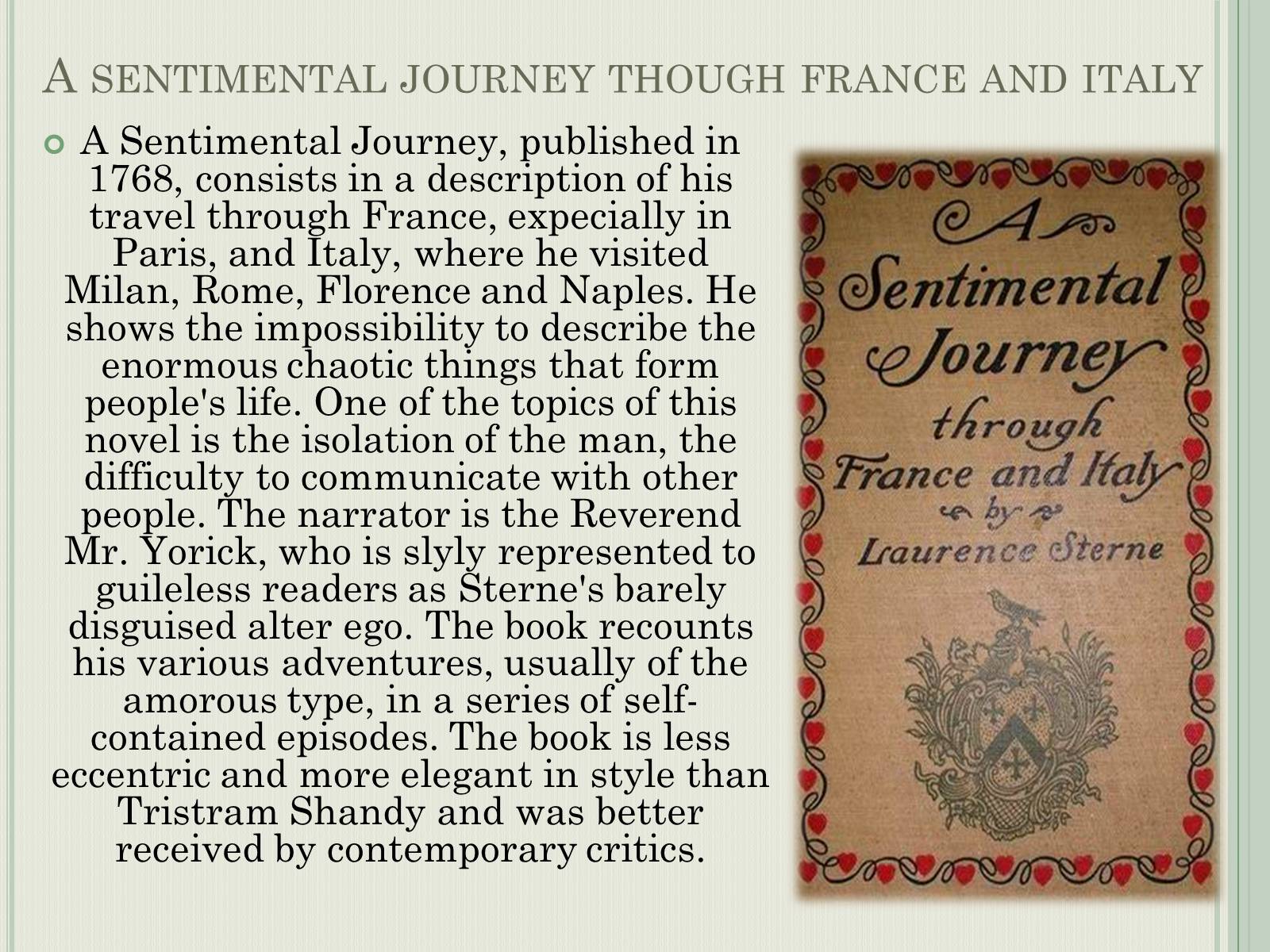 Презентація на тему «Laurence Sterne» - Слайд #5