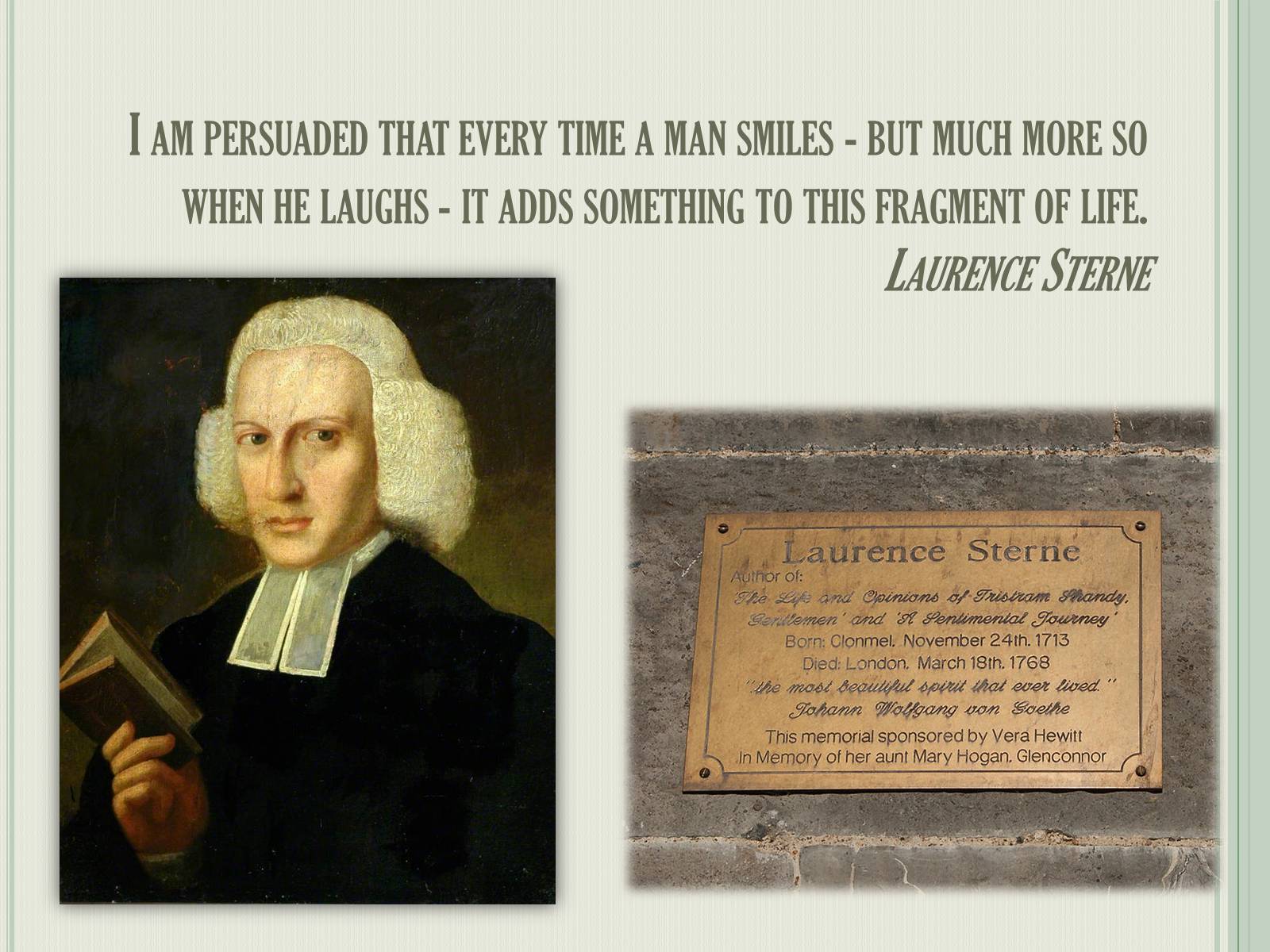 Презентація на тему «Laurence Sterne» - Слайд #6