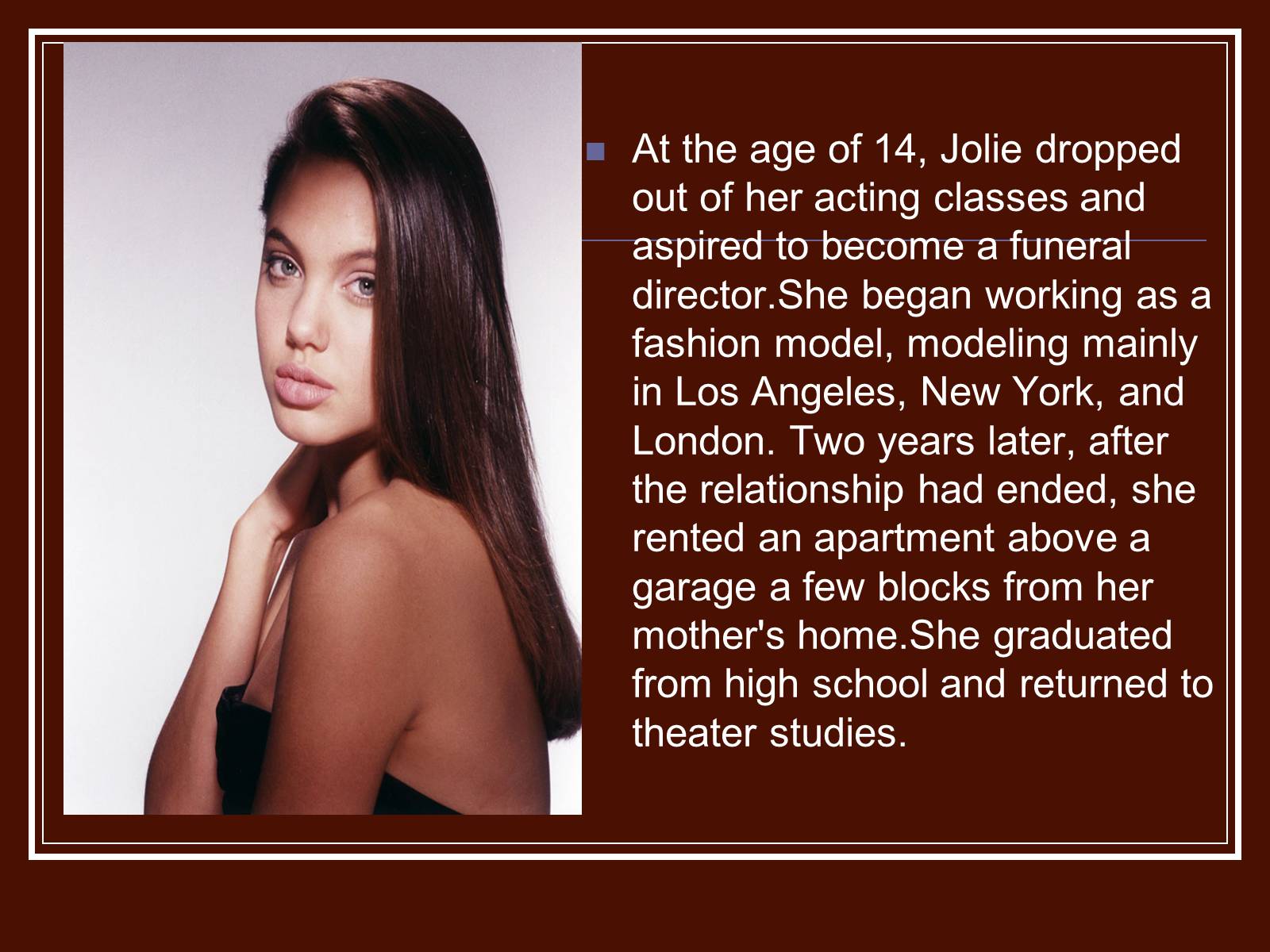 Презентація на тему «Angelina Jolie» - Слайд #5
