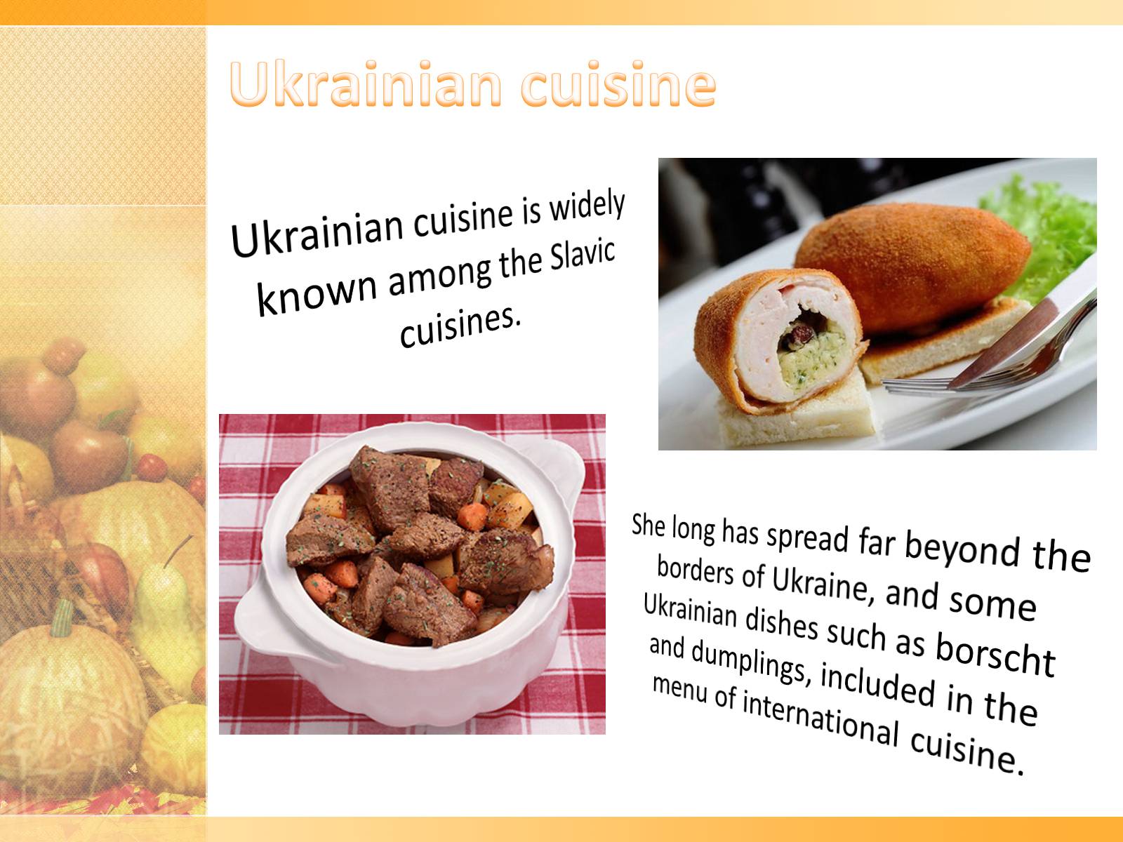 Презентація на тему «National cuisine» - Слайд #3