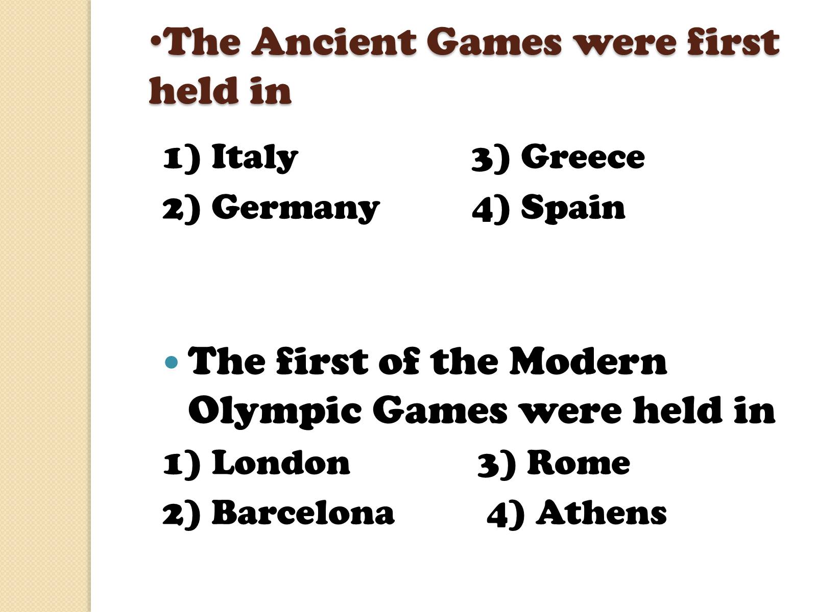 Презентація на тему «Olympic Games» - Слайд #6
