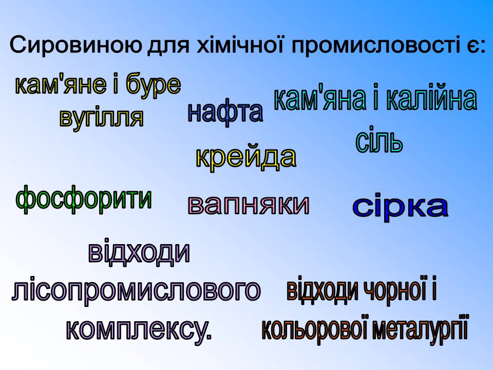 Презентація на тему «Хімічна промисловість» (варіант 5) - Слайд #4
