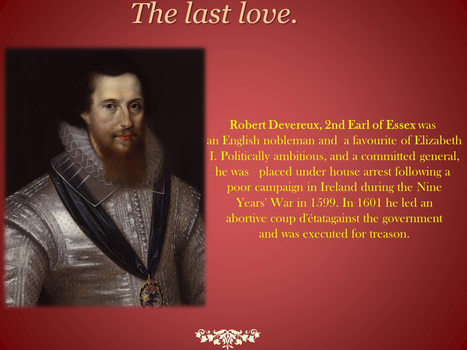 Презентація на тему «Elizabeth I Tudor» - Слайд #24