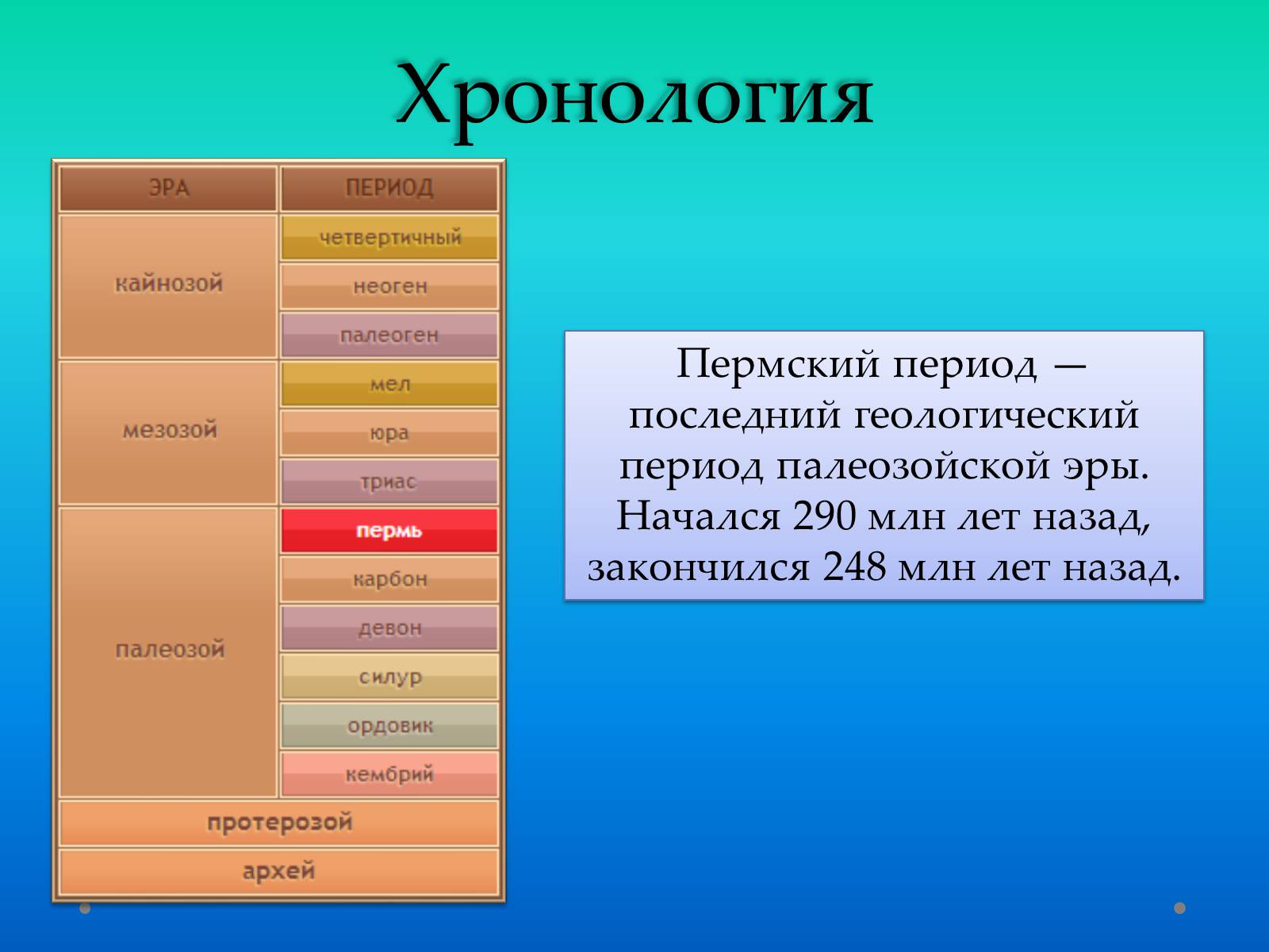 Презентація на тему «Пермский период Палеозойской эры» - Слайд #2