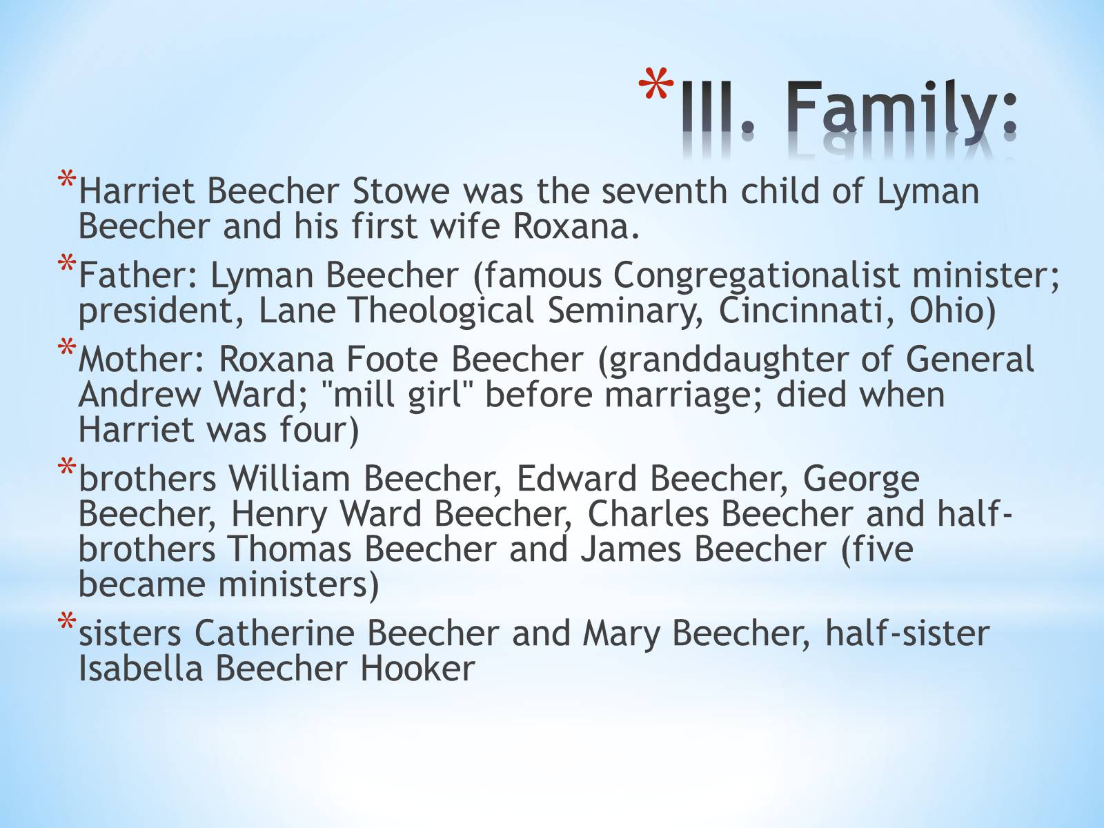 Презентація на тему «Harriet Beecher Stowe» - Слайд #4