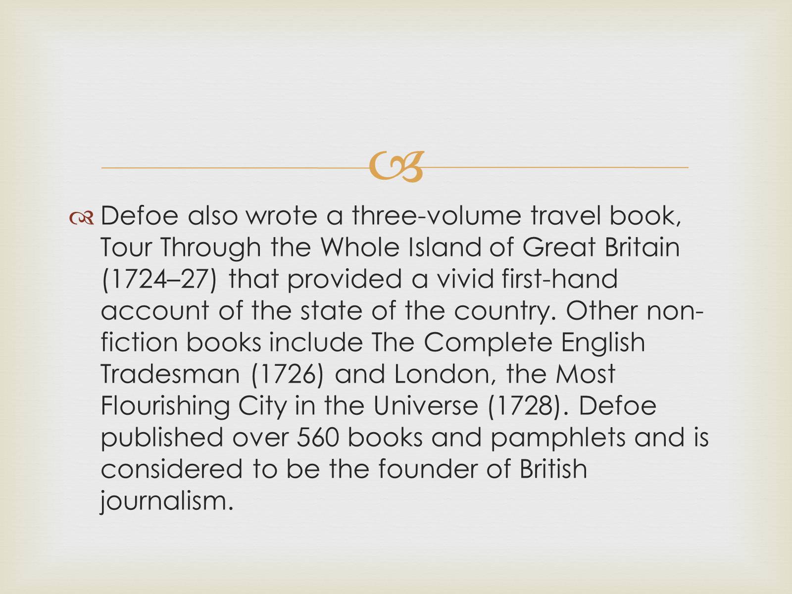 Презентація на тему «Daniel Defoe» - Слайд #11
