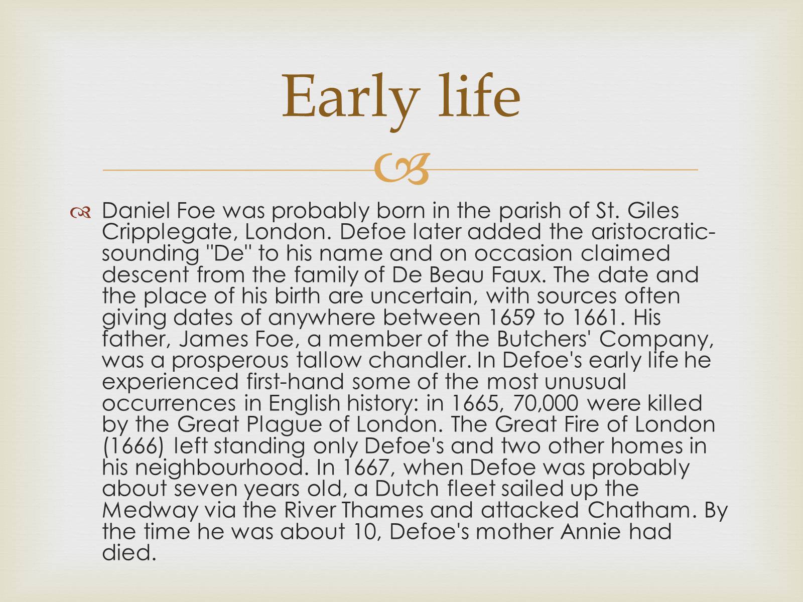Презентація на тему «Daniel Defoe» - Слайд #3