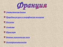 Презентація на тему «Франция» (варіант 1)