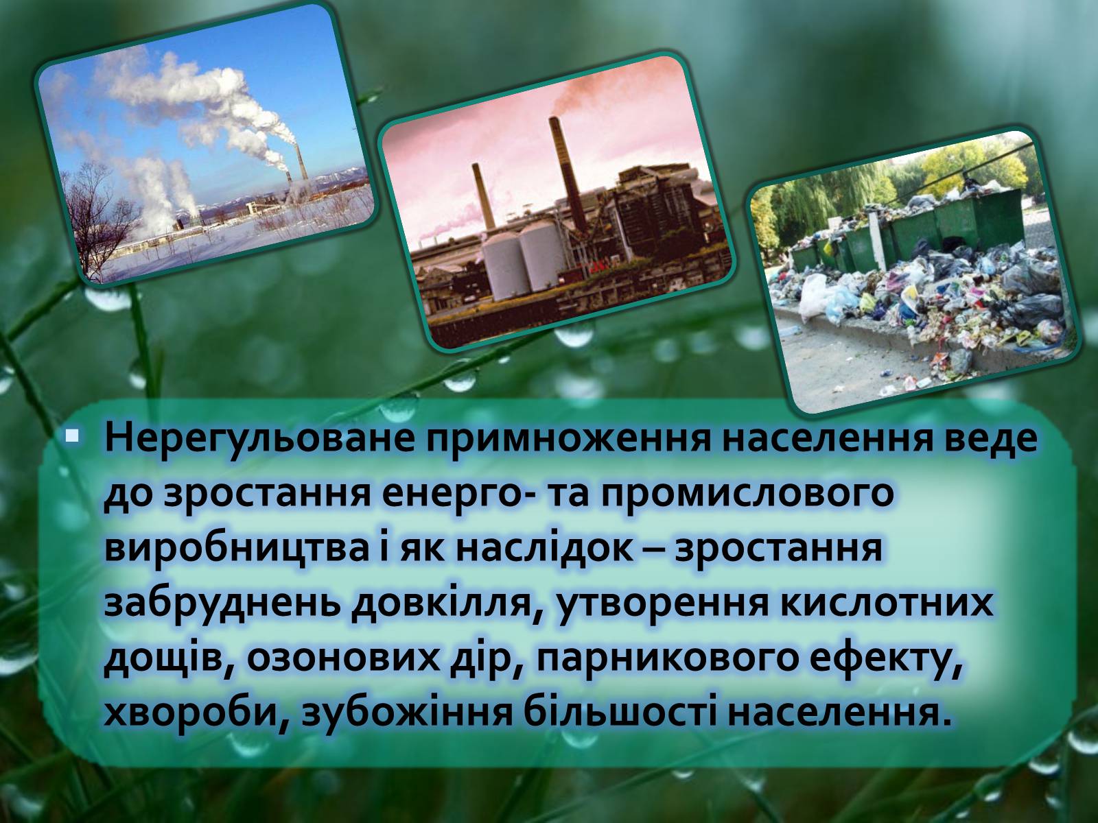 Презентація на тему «Масштаби і наслідки антропогенного впливу» - Слайд #6