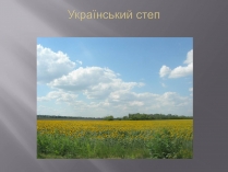 Презентація на тему «Український степ»