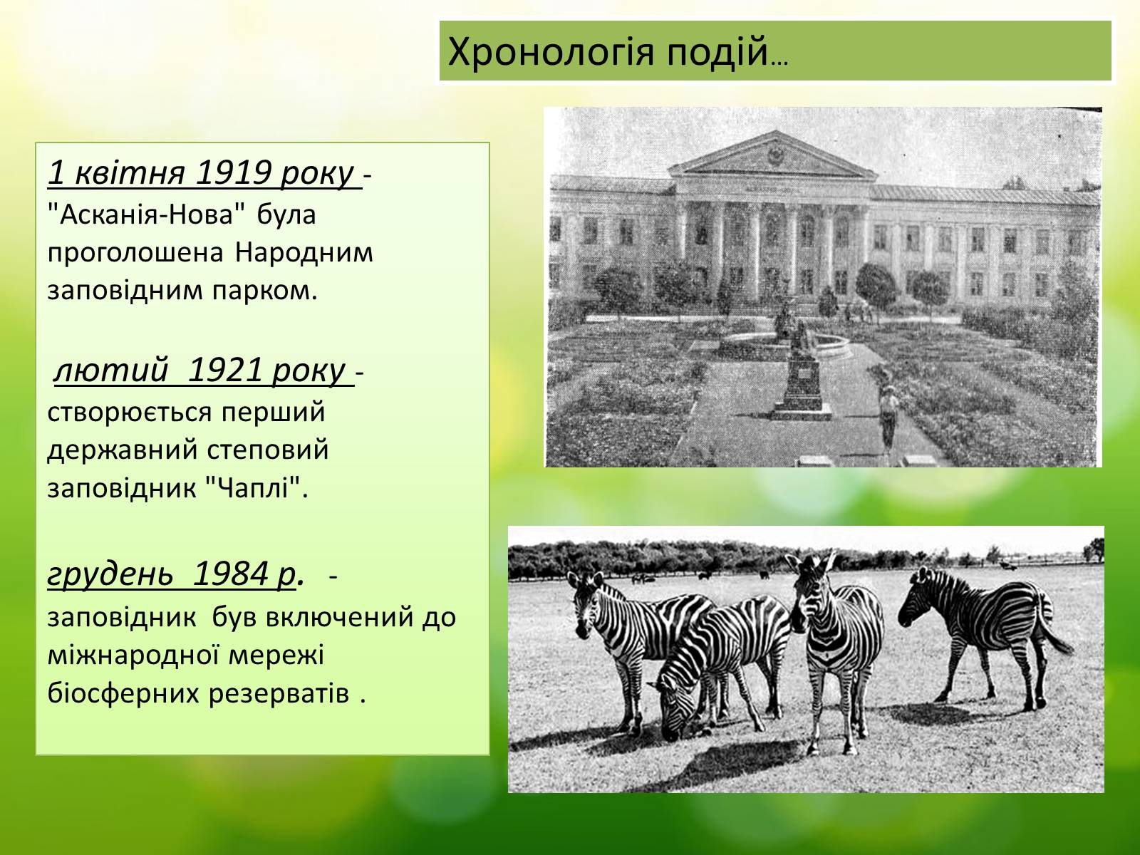Презентація на тему «Асканія Нова» (варіант 5) - Слайд #3 Презентація на тему «Асканія Нова» (варіант 5) - Слайд #3
