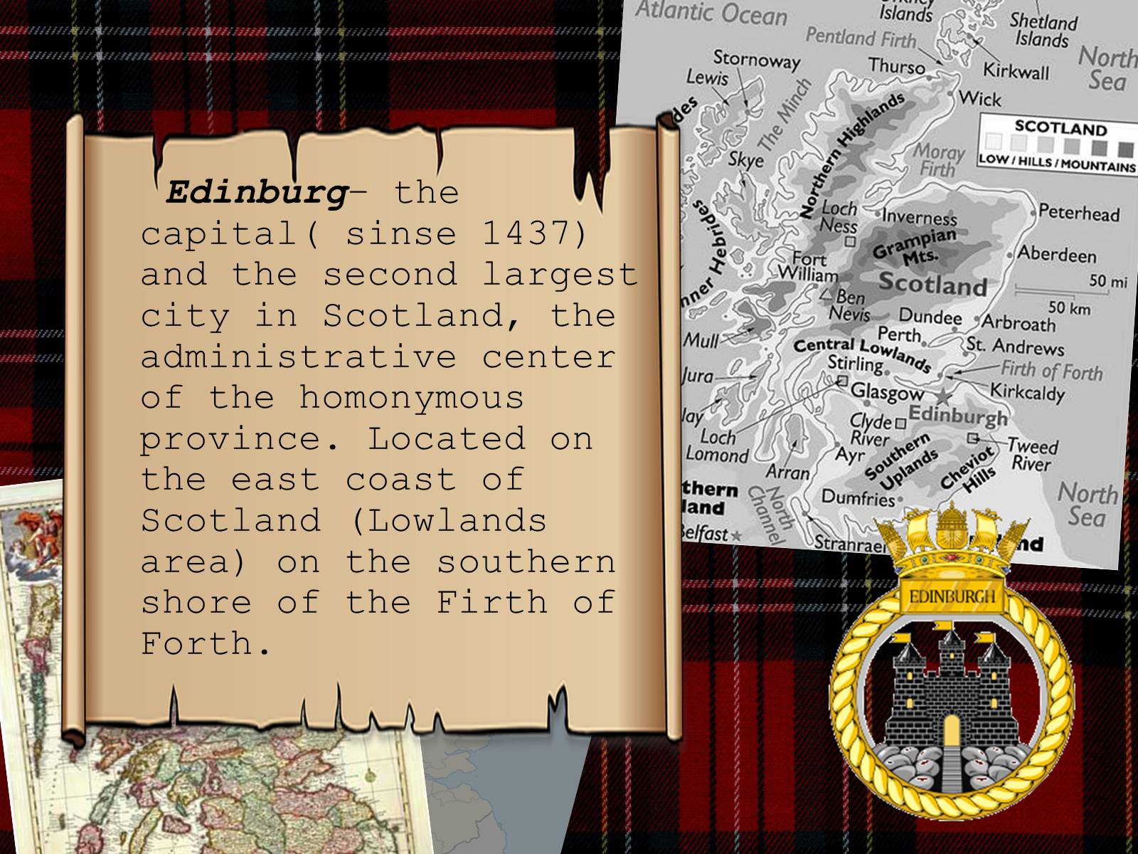 Презентація на тему «Edinburgh» (варіант 1) - Слайд #2