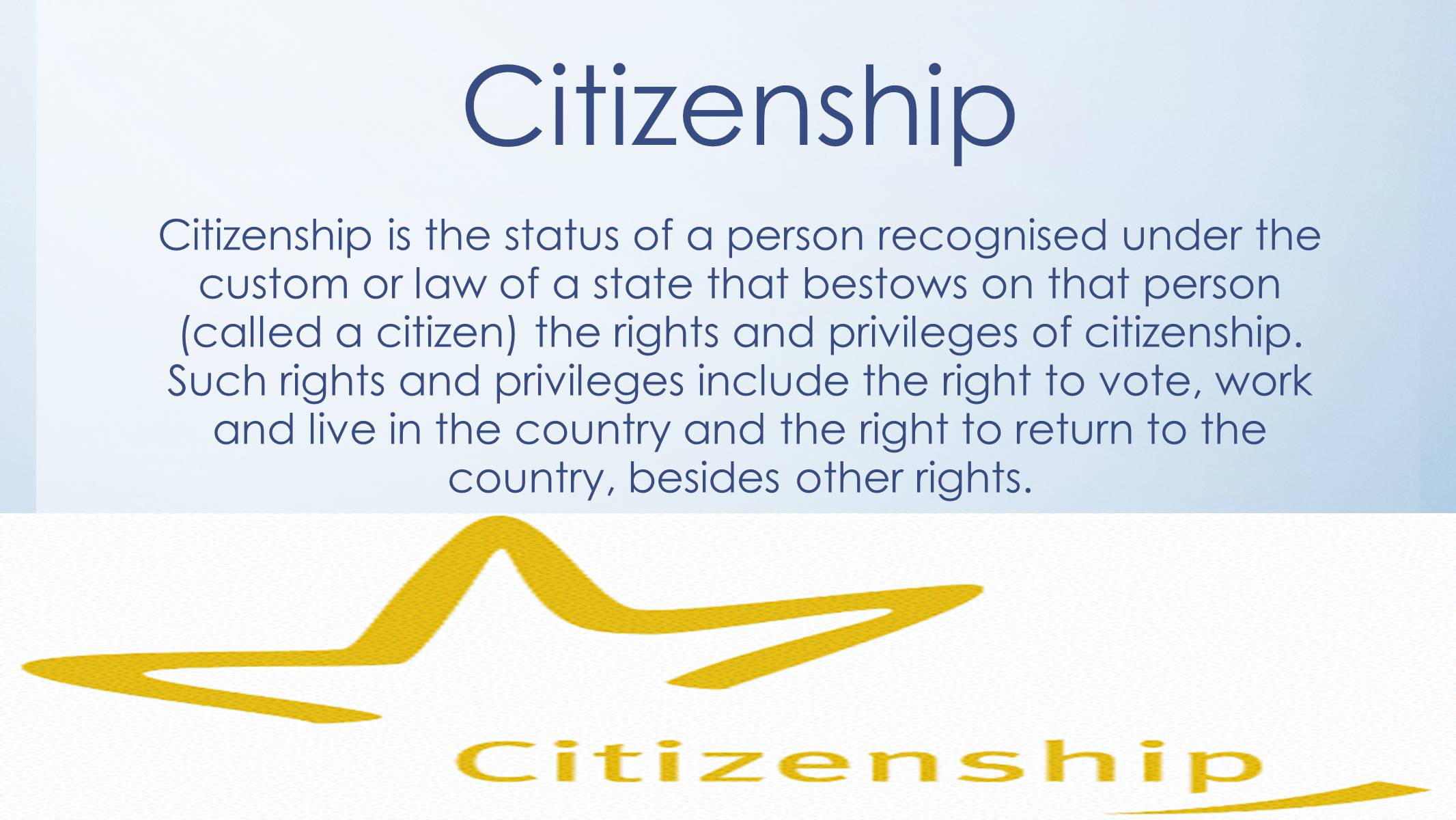 Презентація на тему «Citizenship for Young People» - Слайд #2