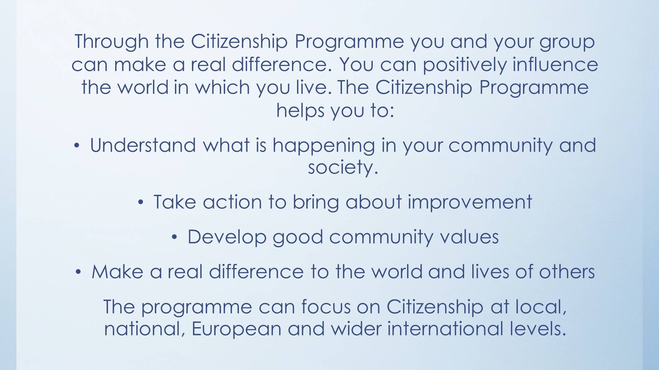 Презентація на тему «Citizenship for Young People» - Слайд #8
