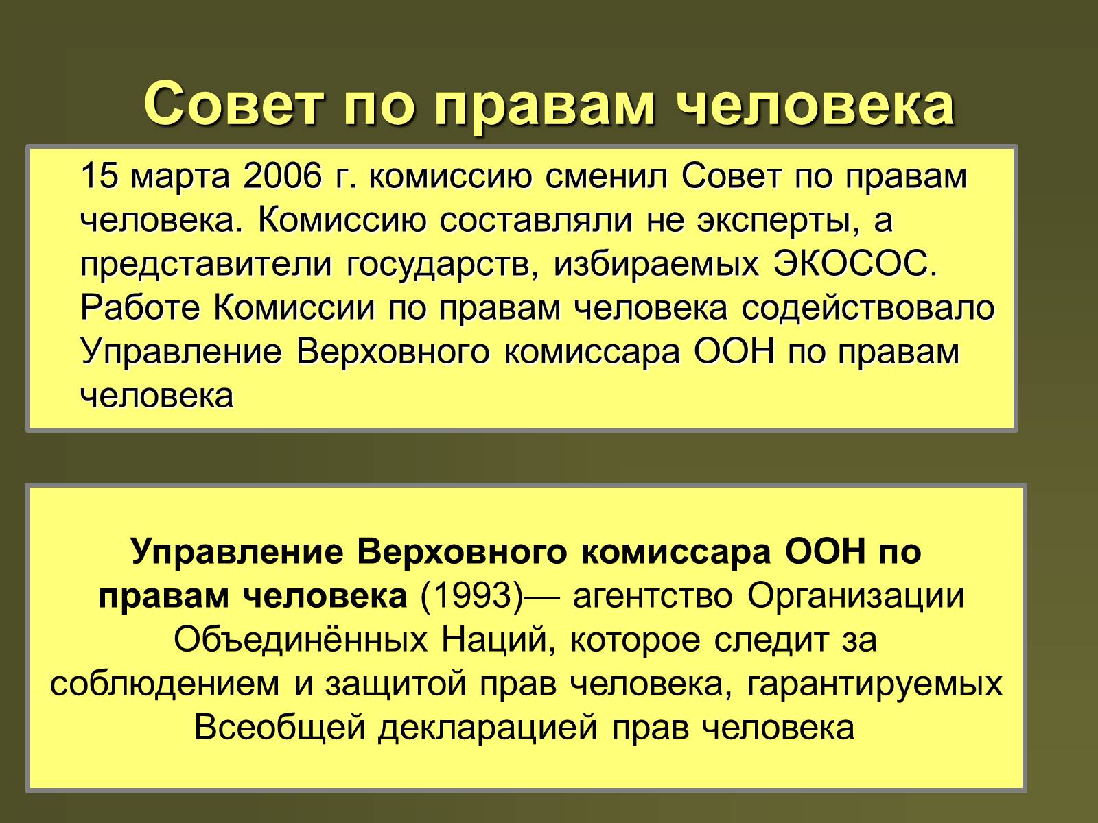 Презентація на тему «Международная защита прав человека» (варіант 2) - Слайд #18