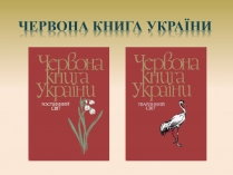 Презентація на тему «Червона книга» (варіант 4)