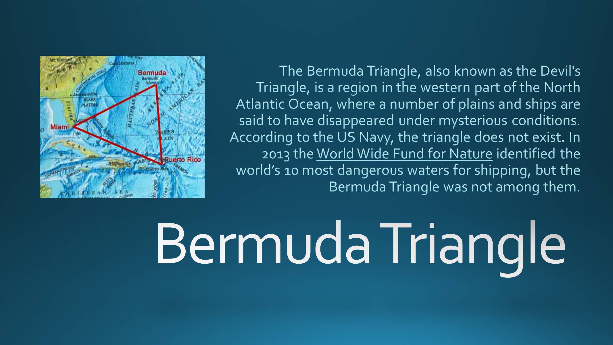 Презентація на тему «Bermuda Triangle» - Слайд #1