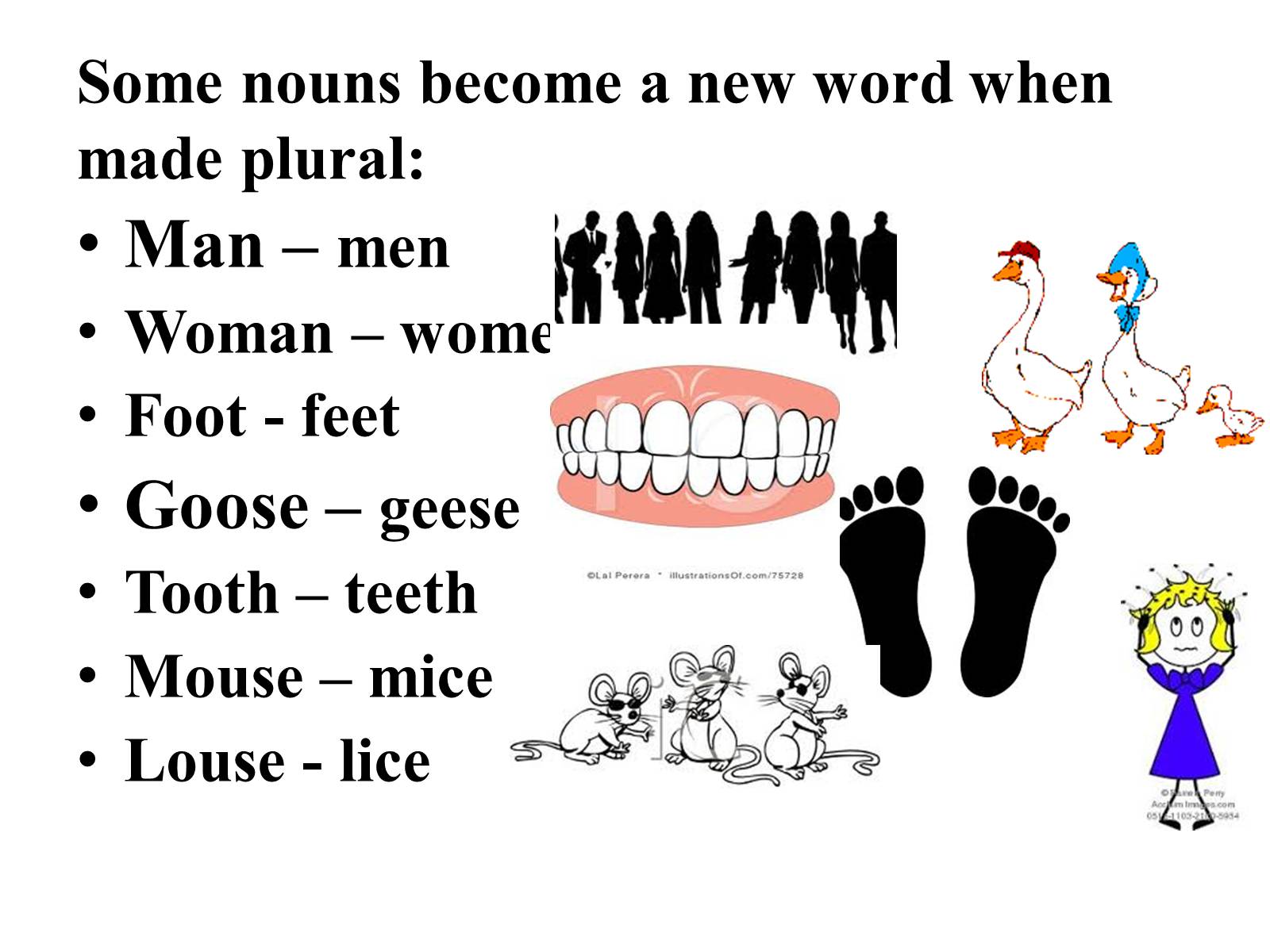 Foot по английски. Foot на английском языке. Teeth in plural на английском. Plural Nouns English. Plural Nouns презентация.