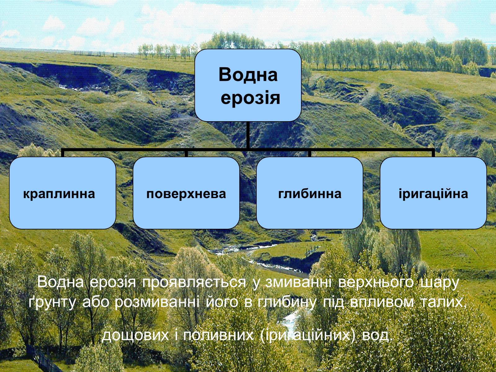 Презентація на тему «Вплив інтенсивності ерозільних процесів на стан ґрунтового покриву» - Слайд #8