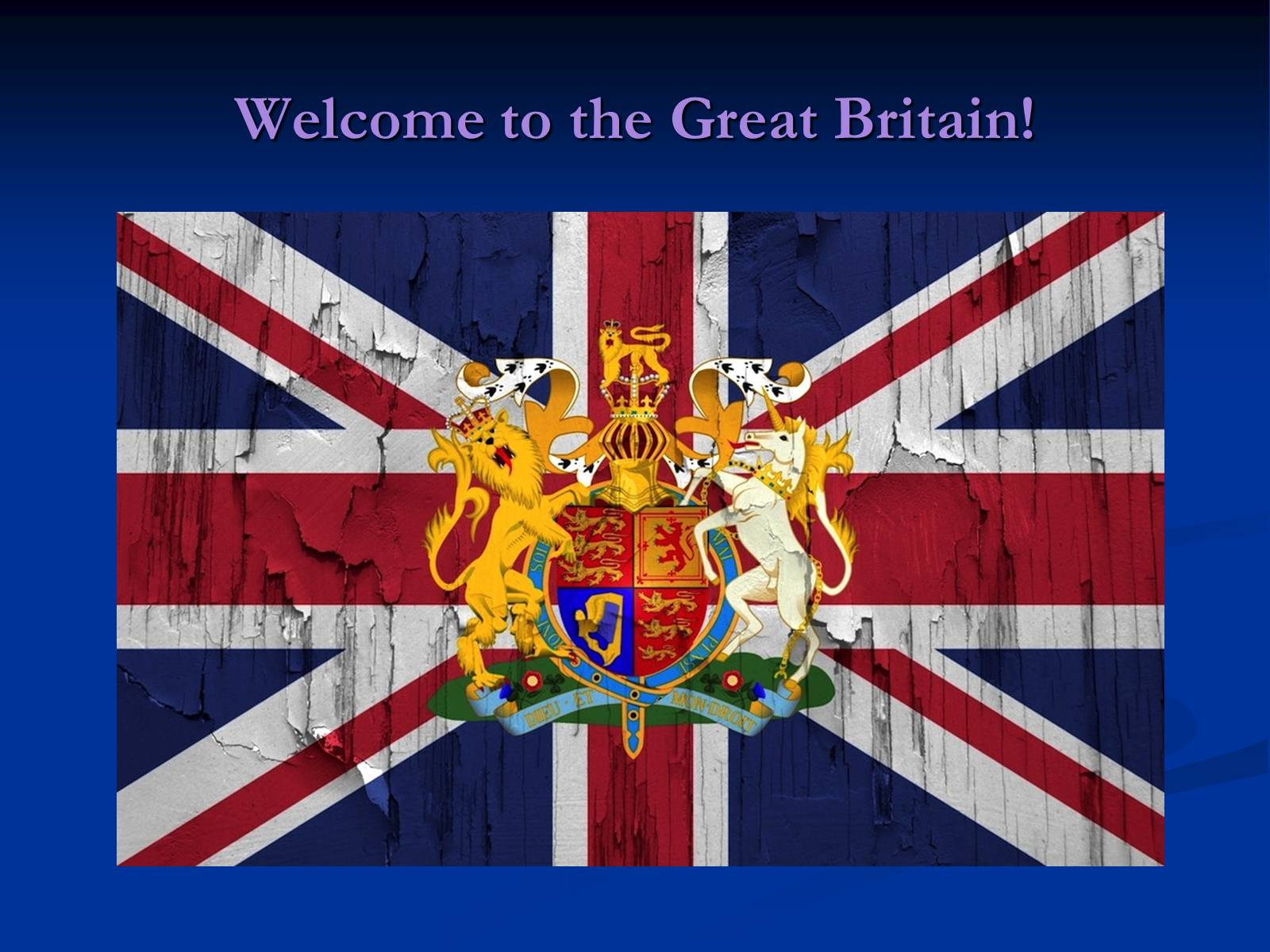 Презентація на тему «Welcome to the Great Britain» - Слайд #1