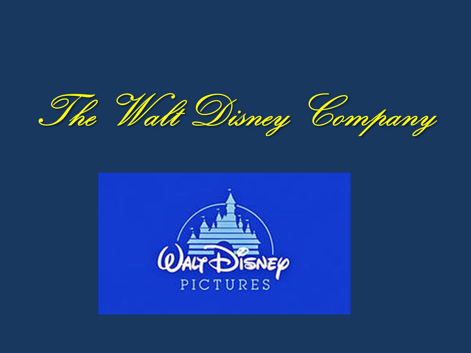 Презентація на тему «The Walt Disney Company» - Слайд #1
