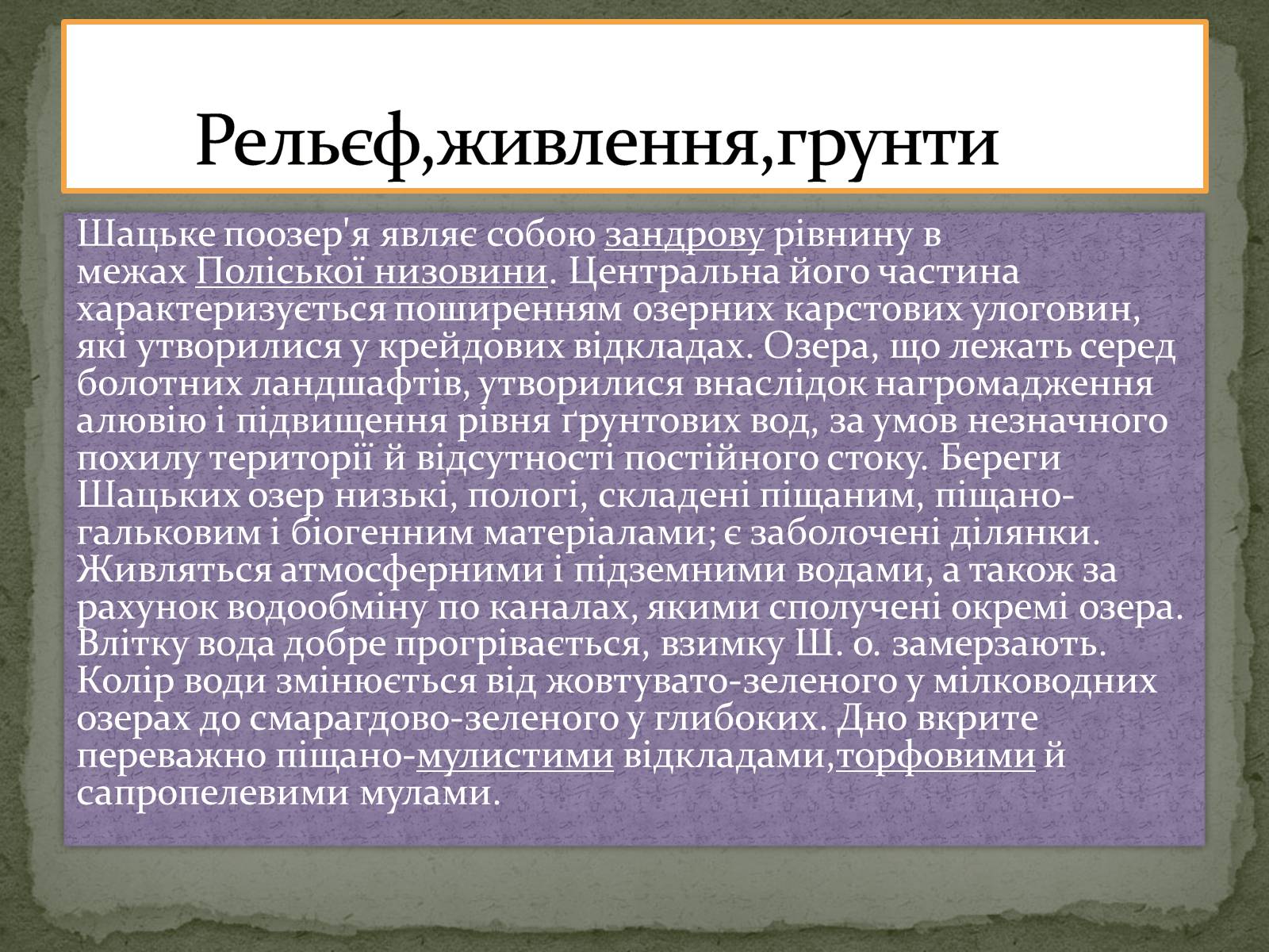 Презентація на тему «Шацькі озера» - Слайд #4