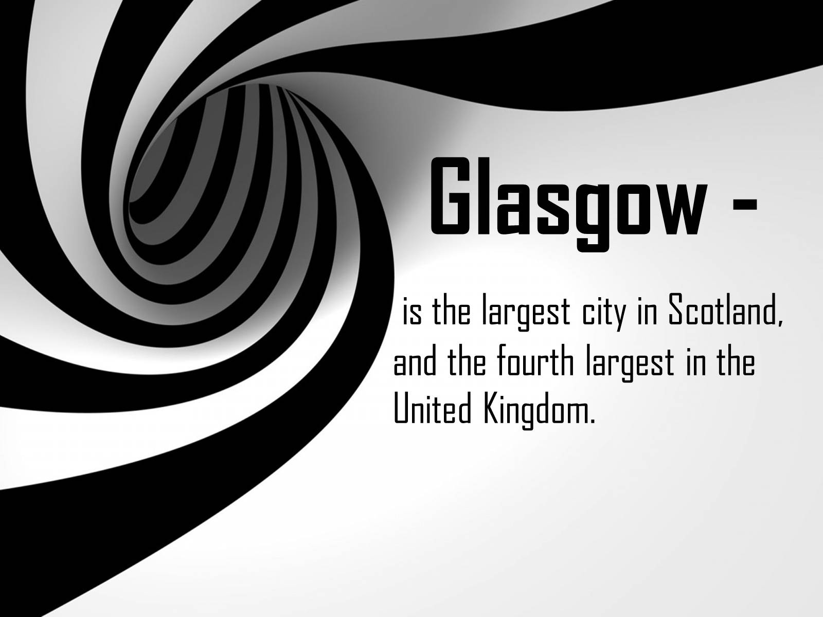 Презентація на тему «Glasgow» (варіант 3) - Слайд #1