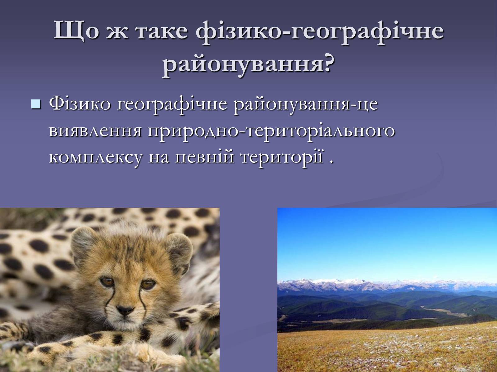 Презентація на тему «Фiзико-географiчне районування України» - Слайд #2