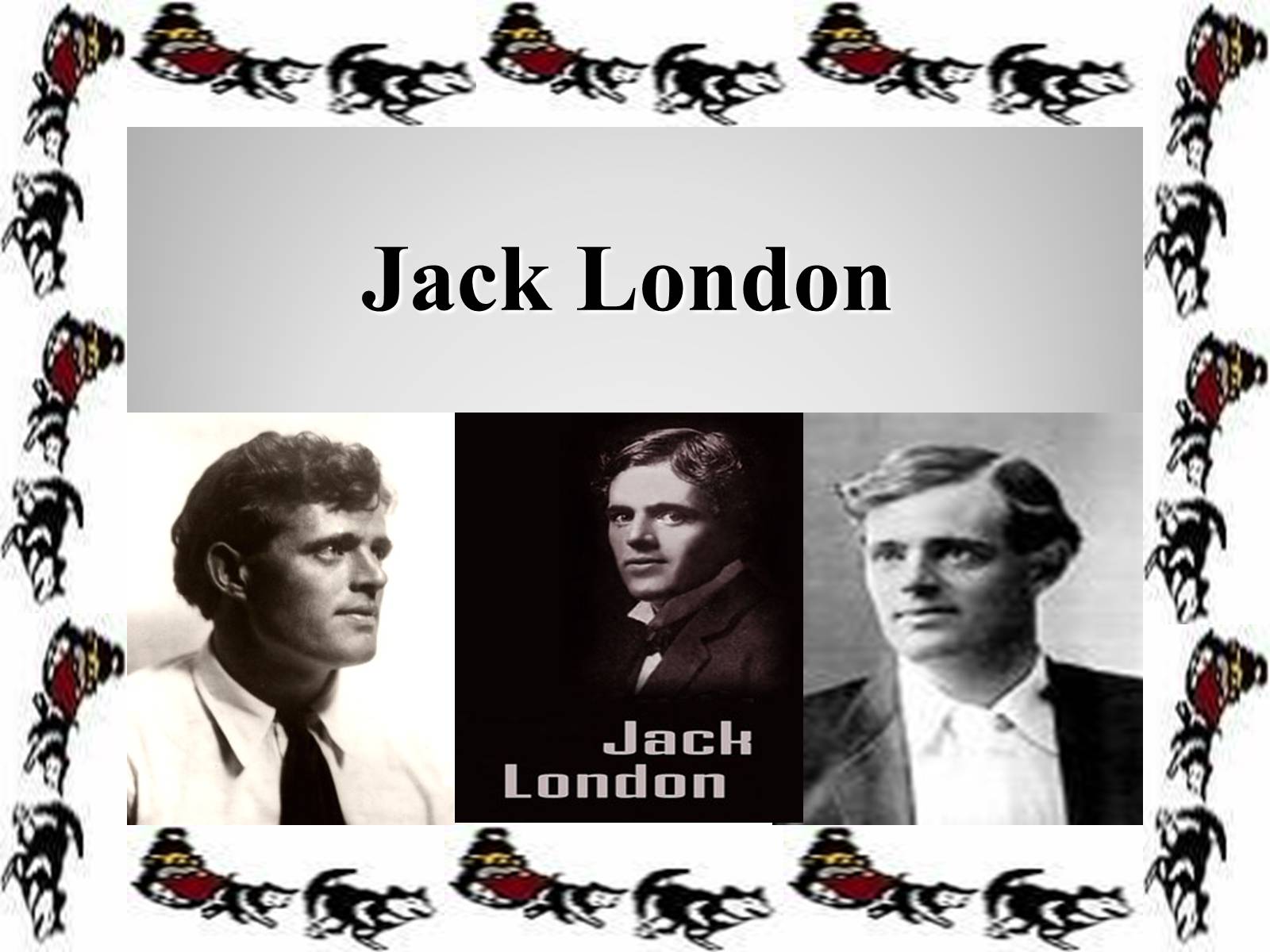 Презентація на тему «Jack London» (варіант 4) - Слайд #1