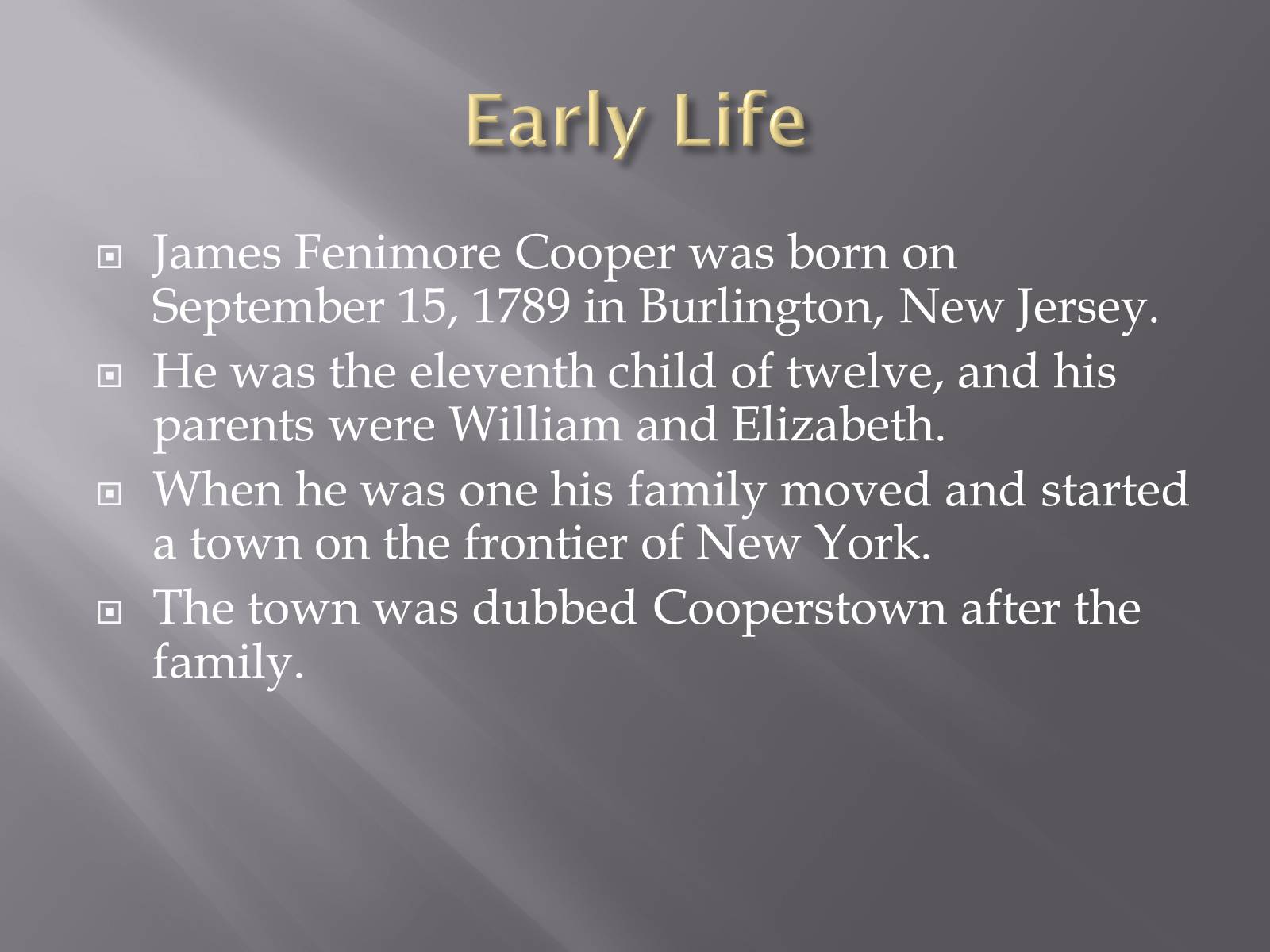 Презентація на тему «James Fenimore Cooper» (варіант 1) - Слайд #2