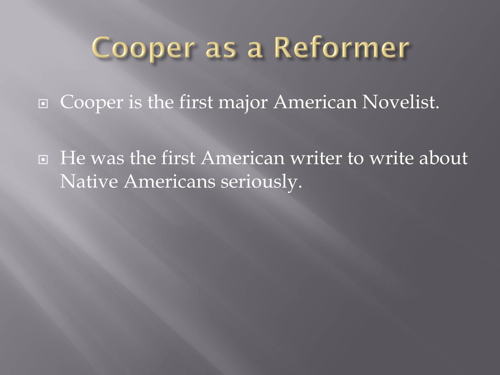 Презентація на тему «James Fenimore Cooper» (варіант 1) - Слайд #5