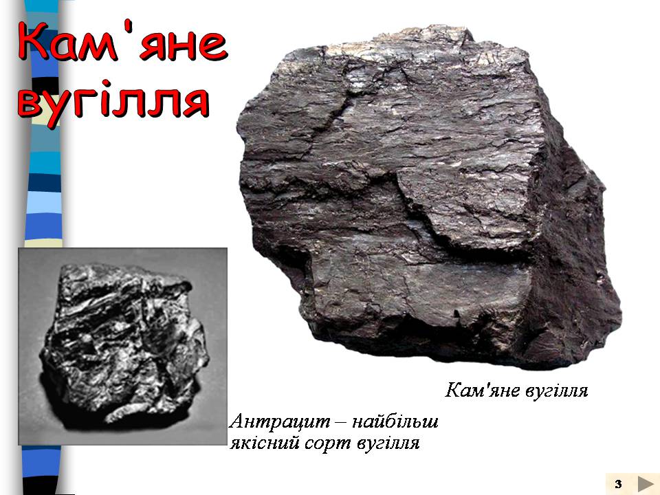 Презентація на тему «Кам&#8217;яне вугілля. Продукти його переробки» - Слайд #3