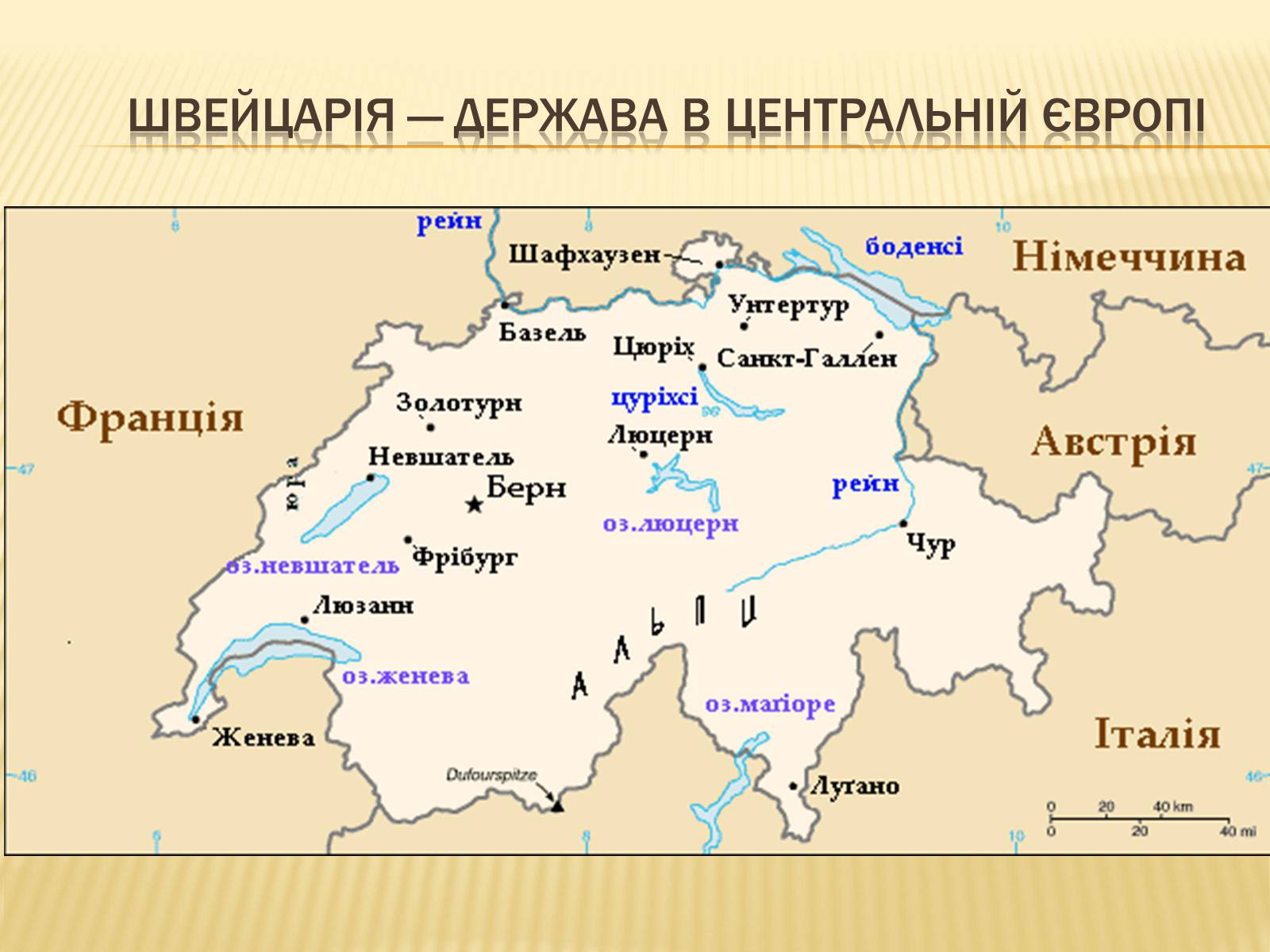 Презентація на тему «Швейца?рія» - Слайд #6