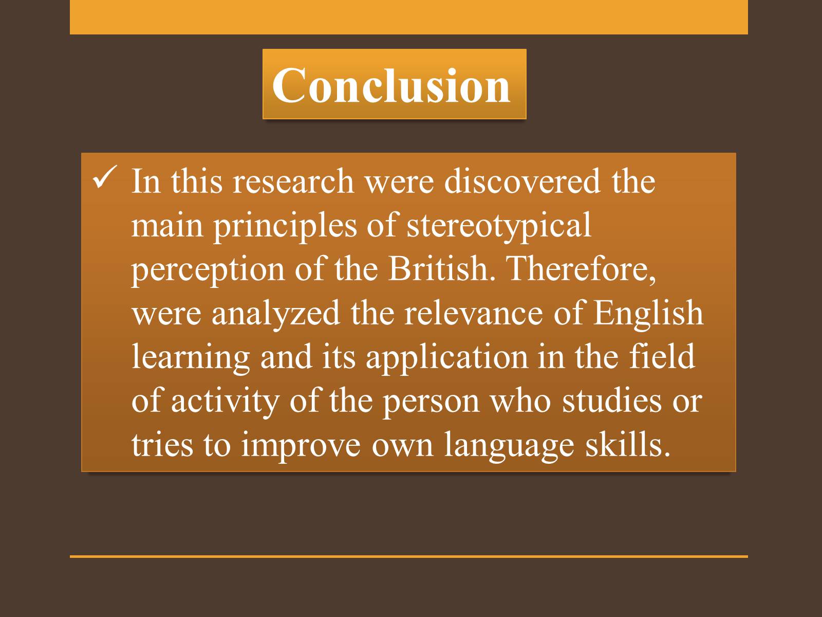 Презентація на тему «Stereotypical perception of the British by Europeans» - Слайд #18