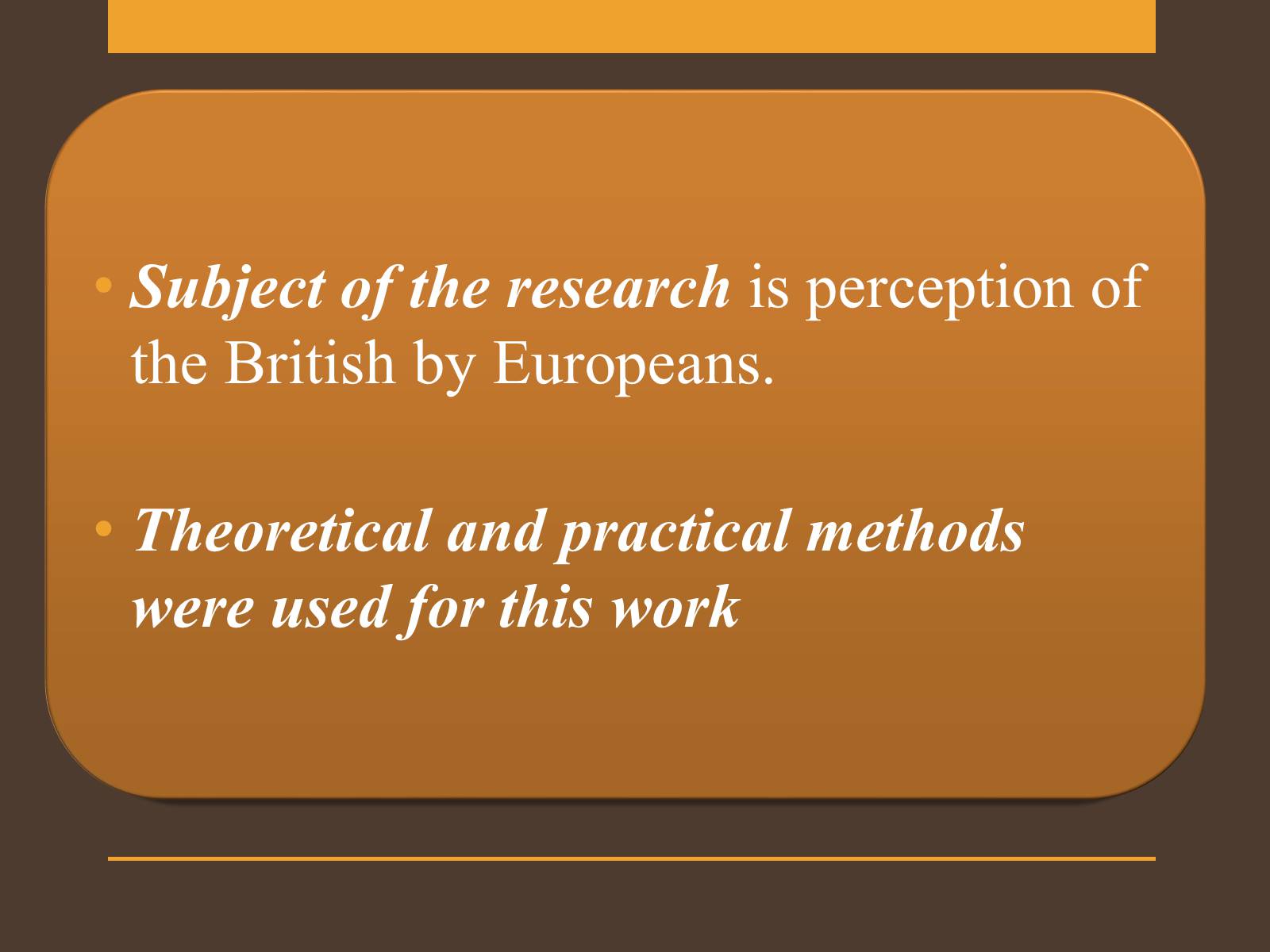 Презентація на тему «Stereotypical perception of the British by Europeans» - Слайд #4