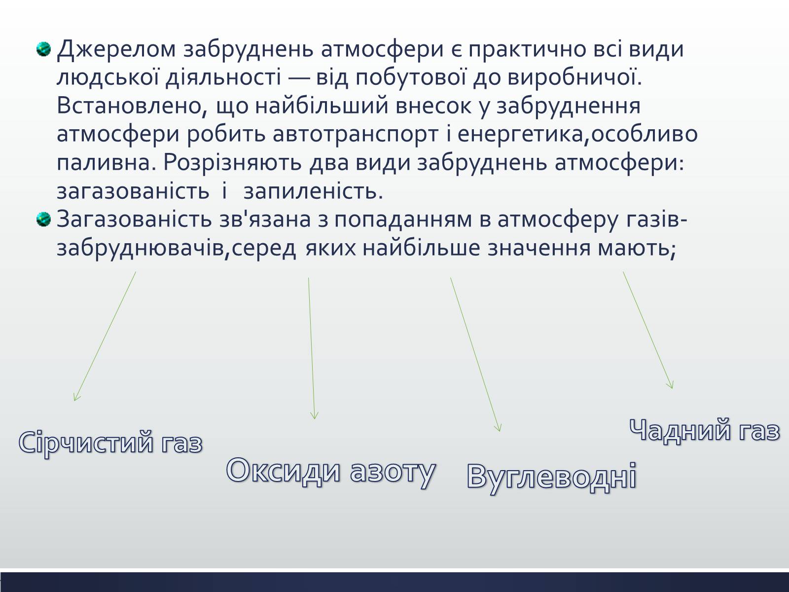 Презентація на тему «Забруднення атмосфери» (варіант 1) - Слайд #4