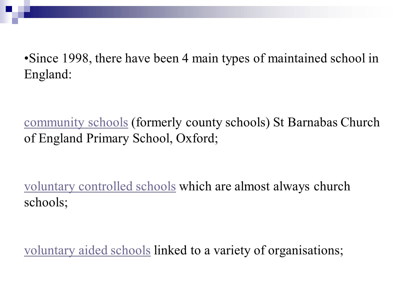 Презентація на тему «Schools & Education in England and Germany» - Слайд #8