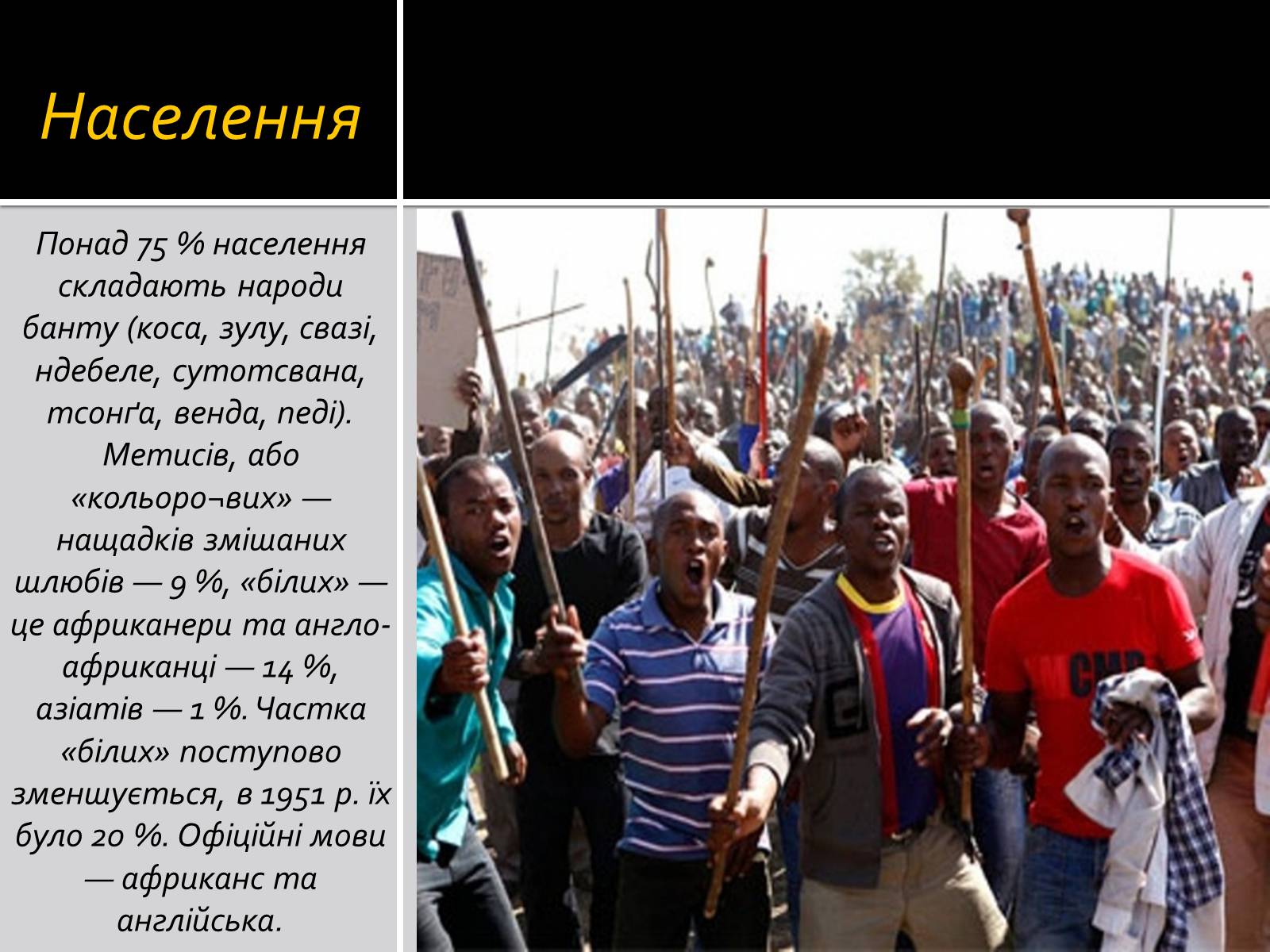 Презентація на тему «Південно-Африканська Республіка» (варіант 3) - Слайд #11