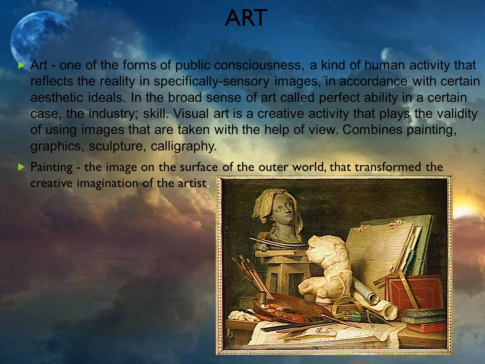 Презентація на тему «Art» (варіант 1) - Слайд #3
