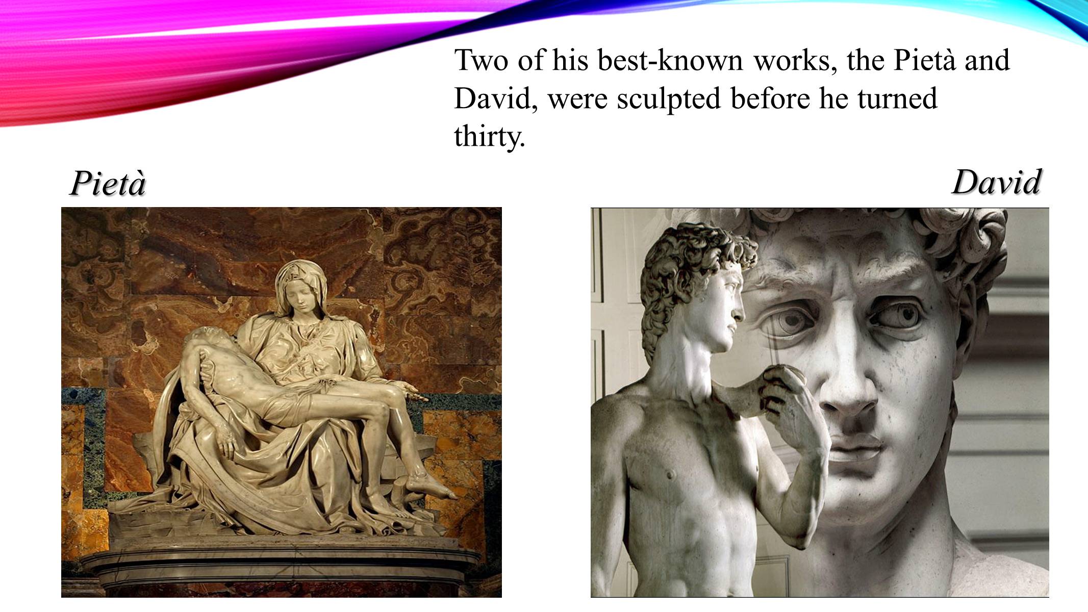 Презентація на тему «Michelangelo di Lodovico Buonarroti Simoni» - Слайд #4