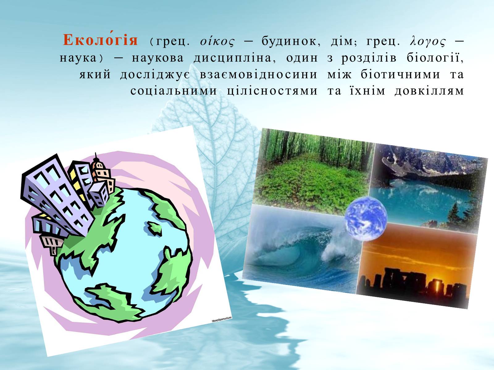 Презентація на тему «Структура сучасної екології та її місце в системі наук» (варіант 3) - Слайд #2