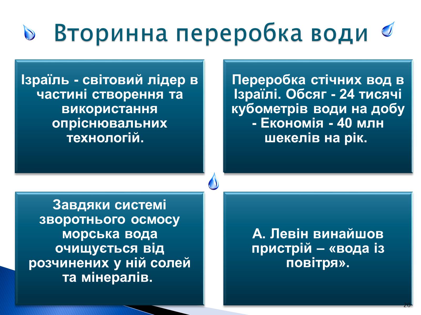 Презентація на тему «Природоохоронні ІТ та перспективи розвитку в розв&#8217;язанні проблеми забруднення водних ресурсів» - Слайд #20