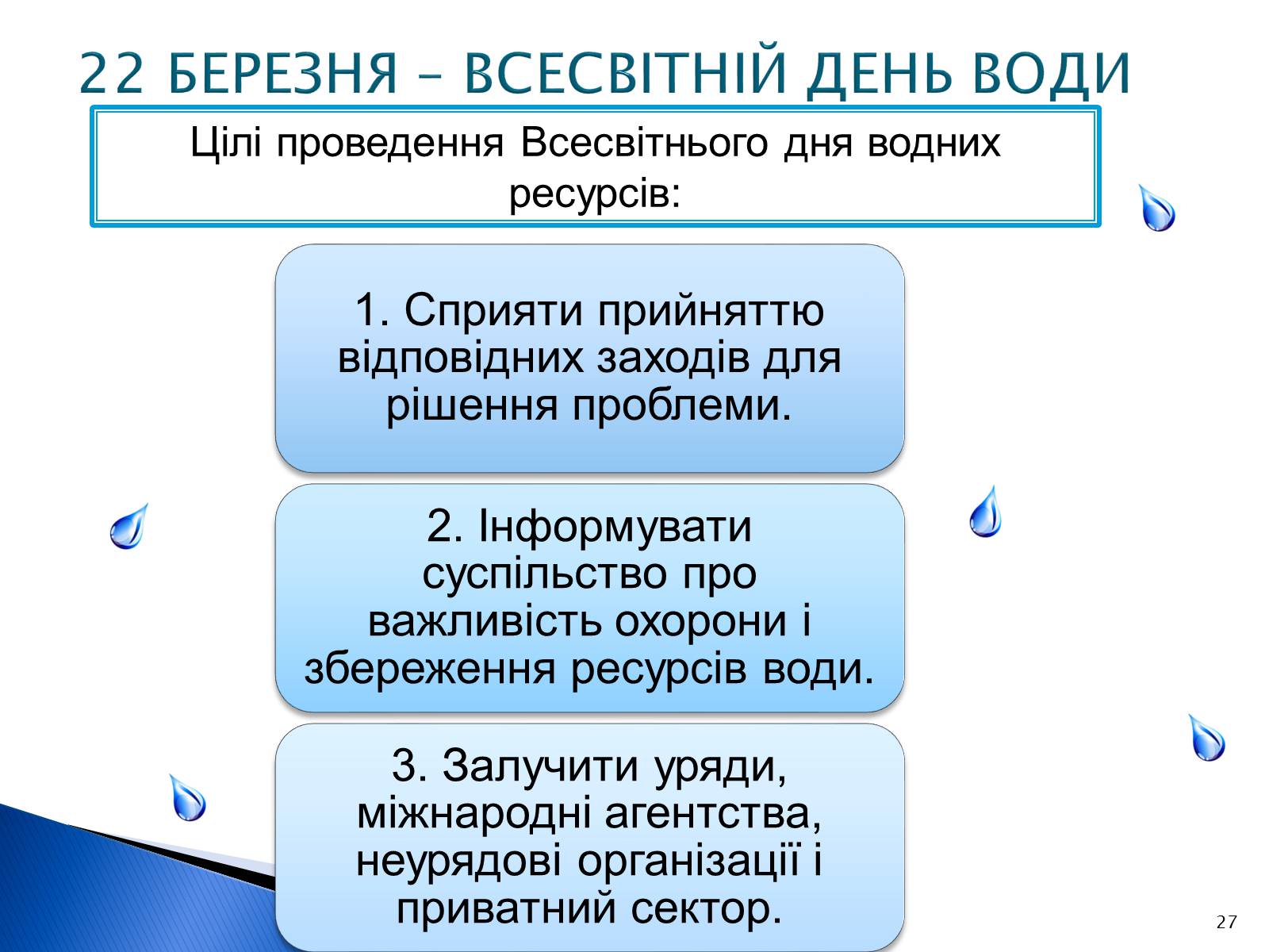 Презентація на тему «Природоохоронні ІТ та перспективи розвитку в розв&#8217;язанні проблеми забруднення водних ресурсів» - Слайд #27