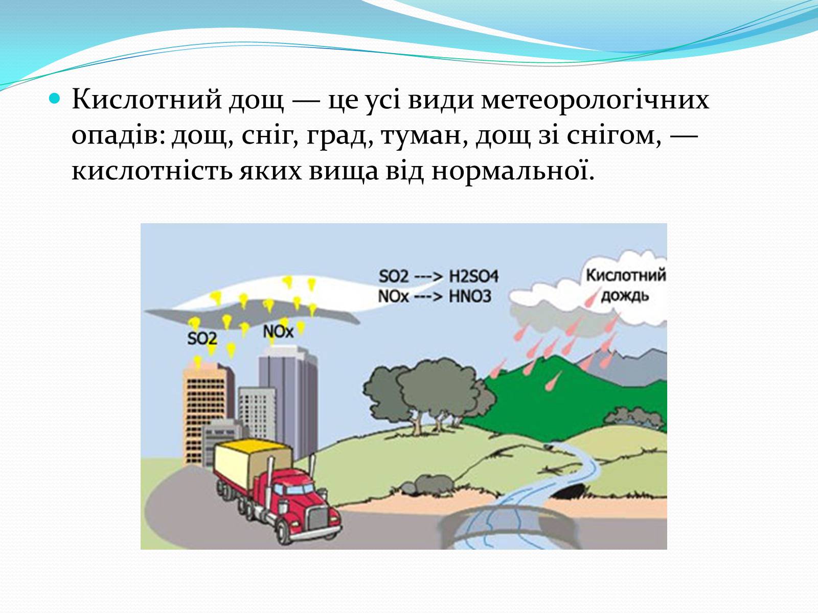 Презентація на тему «Кислотні дощі» (варіант 14) - Слайд #2