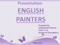 Презентація на тему «English painters» (варіант 2)